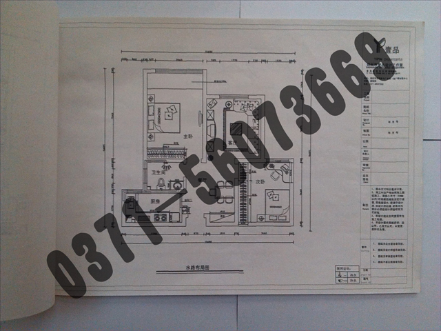 学员CAD施工图作品